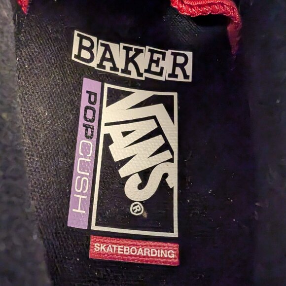 Vans Half Cab Baker Skate Shoes Beige Suede Paisley US 6 NEW! - Picture 10 of 13